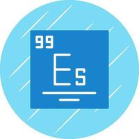 Einsteinium Vector Icon Design