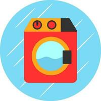 Washer machine Vector Icon Design