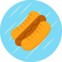 Hot dog Vector Icon Design