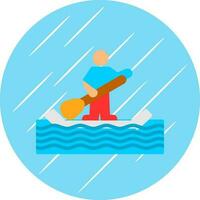 Paddle surf Vector Icon Design