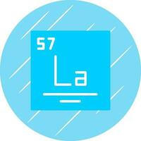 Lanthanum Vector Icon Design