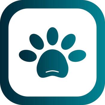 diseño de icono de vector de pata