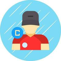 Captain Vector Icon Design