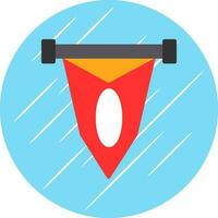 Pennant Vector Icon Design