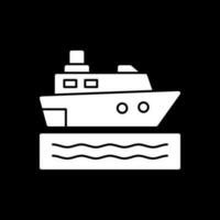 Cruise ship Vector Icon Design