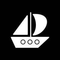 Catamaran Vector Icon Design