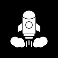 Rocket launch Vector Icon Design