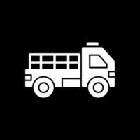 Pickup truck Vector Icon Design