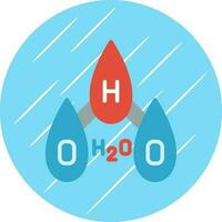 H2O vector icono diseño