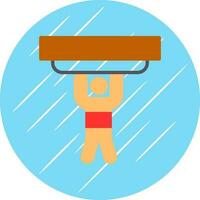 Hanging man Vector Icon Design