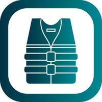 Life jacket Vector Icon Design