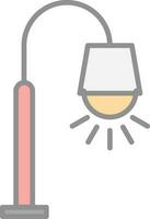 Street lamp Vector Icon Design