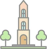 Dom tower Vector Icon Design