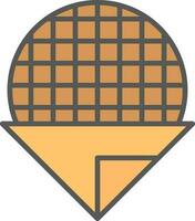 Stroopwafel Vector Icon Design