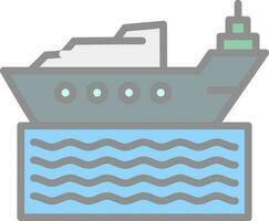 Ship Vector Icon Design