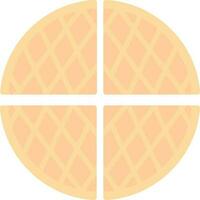 Waffle Vector Icon Design