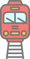 Tram Vector Icon Design