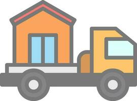 Delivery truck Vector Icon Design