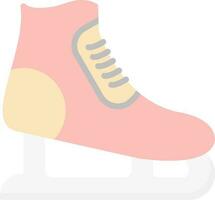 Ice skating Vector Icon Design