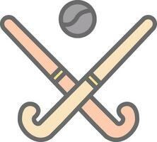 diseño de icono de vector de hockey