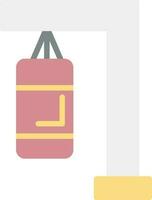 Punching bag Vector Icon Design