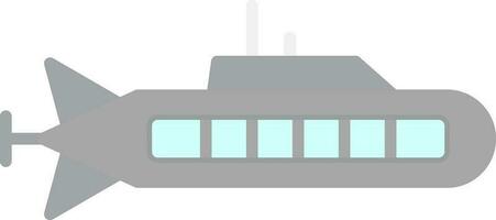 Submarine Vector Icon Design