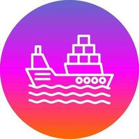 Ship Vector Icon Design