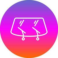 Windshield Vector Icon Design