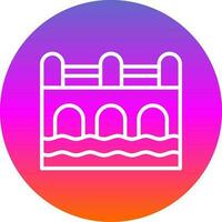 Canal Vector Icon Design