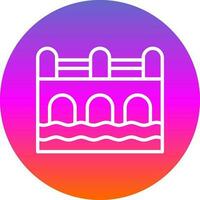 Canal Vector Icon Design