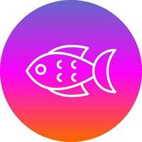 diseño de icono de vector de pescado