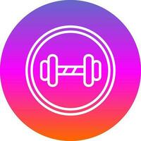 Dumbbell Vector Icon Design