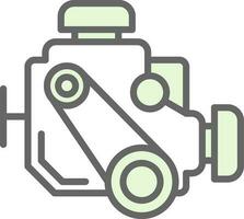 Car engine Vector Icon Design