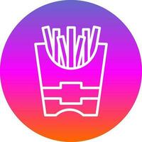 Frites Vector Icon Design