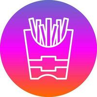 Frites Vector Icon Design