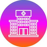 diseño de icono de vector de hospital