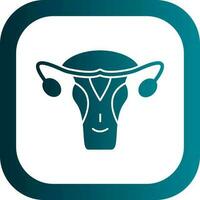 Uterus Vector Icon Design