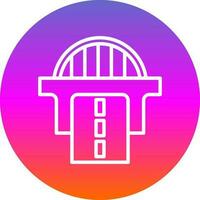 diseño de icono de vector de puente