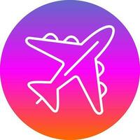 Airplane Vector Icon Design