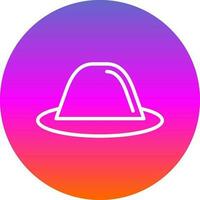 diseño de icono de vector de sombrero