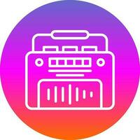 Radio Vector Icon Design