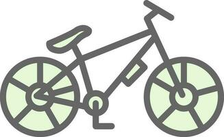 diseño de icono de vector de bicicleta de montaña