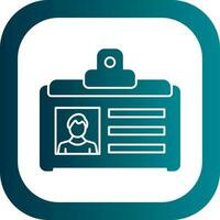 Id card Vector Icon Design