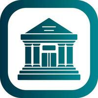 Courthouse Vector Icon Design