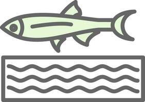 Herring Vector Icon Design