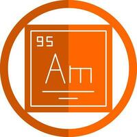 Americium Vector Icon Design