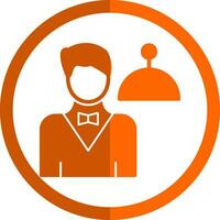 Waiter Vector Icon Design