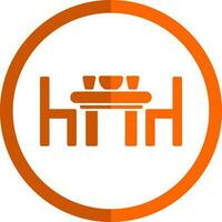 Dining table Vector Icon Design