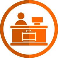 Check-in Vector Icon Design