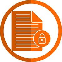 Secure data Vector Icon Design